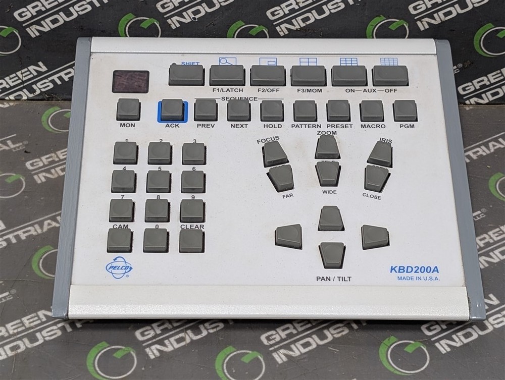 USED Pelco KBD200A Camera Control Keypad 10063 Rev. A0
