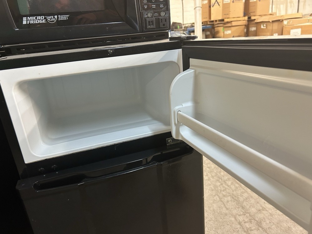 MicroFridge 2.9 cu. ft. Black Combination Unit Adjustable Shelves