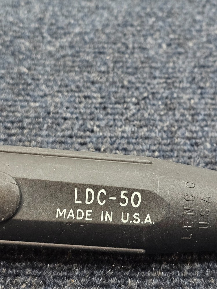 Lenco LDC-50: Black Dinse Style Cable Connector