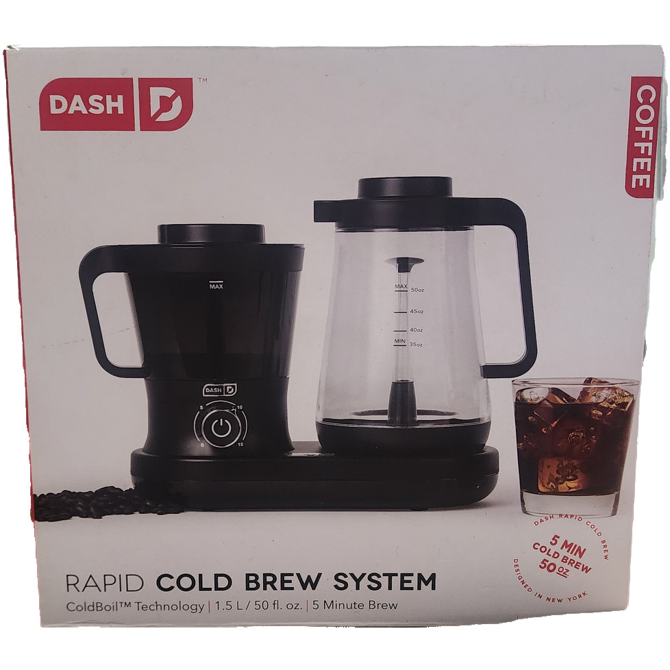 Dash Rapid Cold Brew system 50oz/1.5L Carafe Pitcher - Black