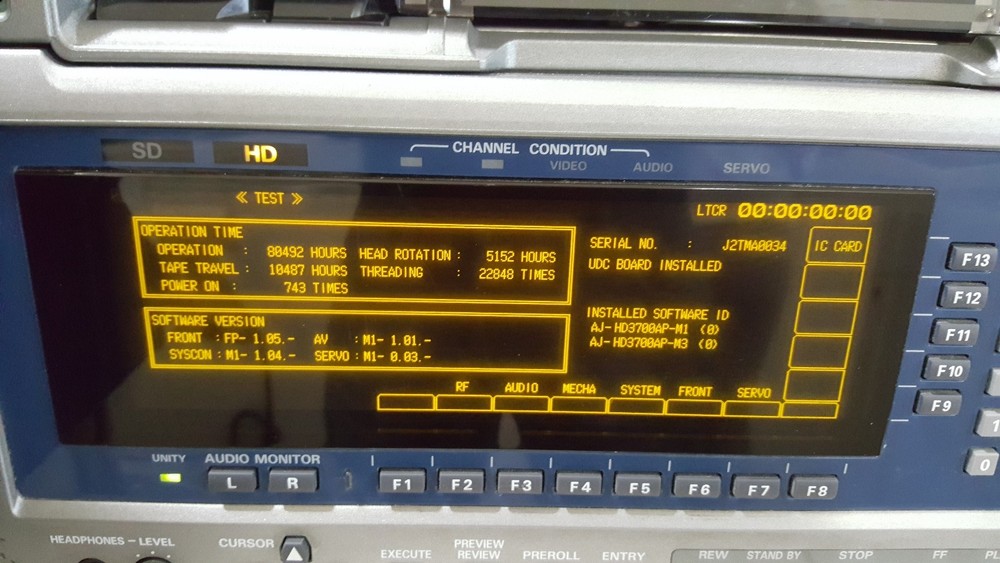 Panasonic AJ-HD3700A " Free Shipping"