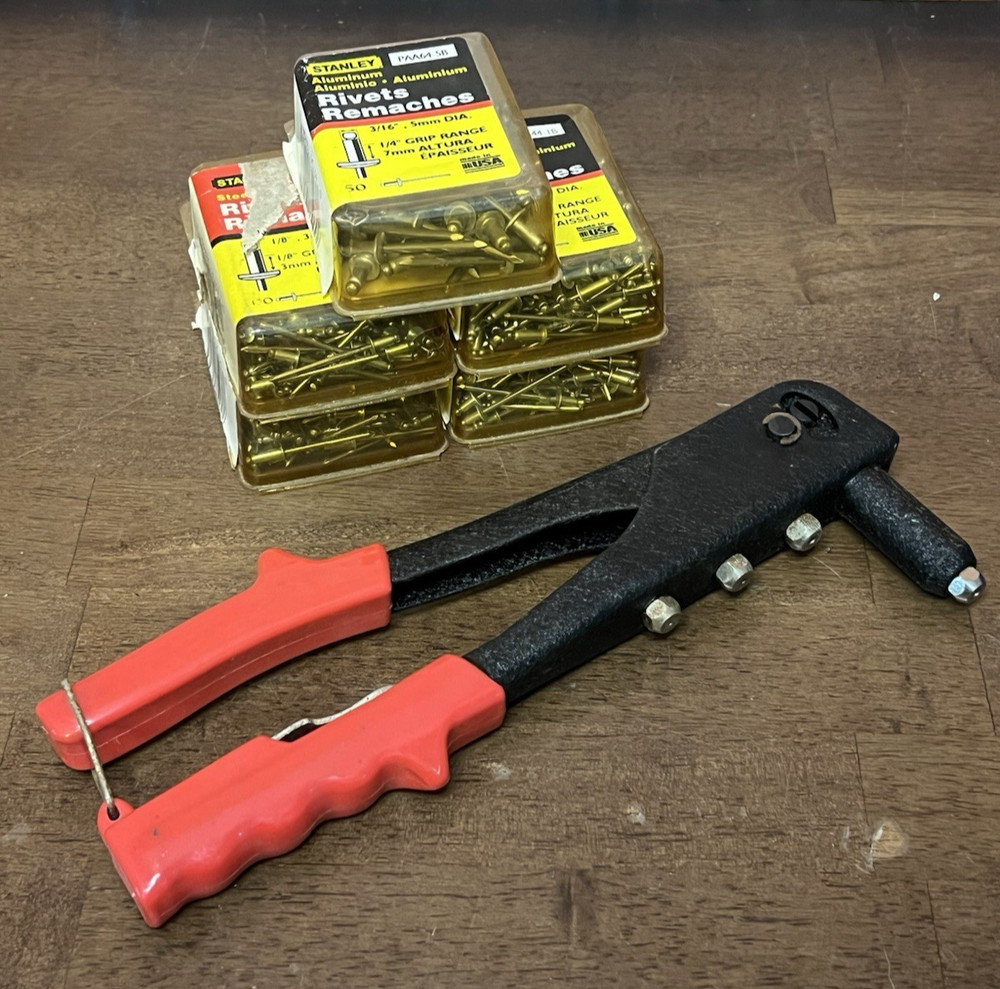 ARROW Model RH200 Fastener Rivet Tool with 400+ Assorted Size Rivets