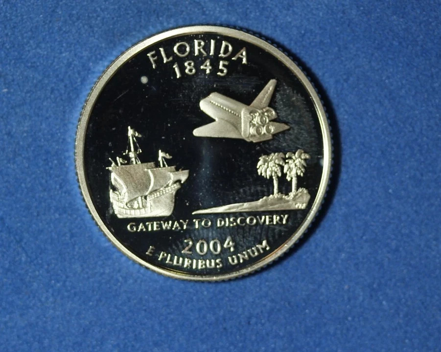 2004-S FLORIDA State Quarter Clad