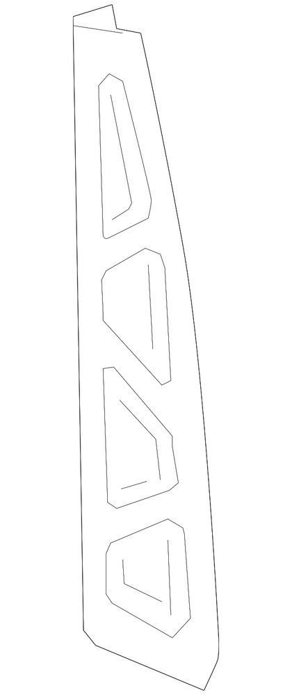 Genuine GM Passenger Side Body Side Outer Panel Extension 22786532