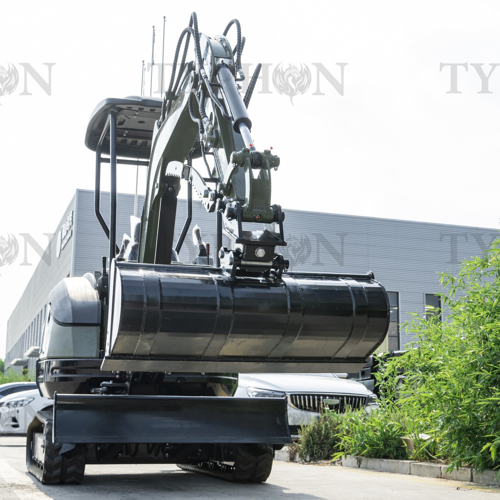 1000mm Leveling Bucket Attachment For 2-3 ton Mini Excavator Digging Bucket