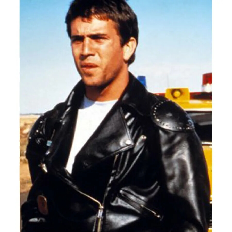 Mad Max Rockatansky Black Real Leather Jacket