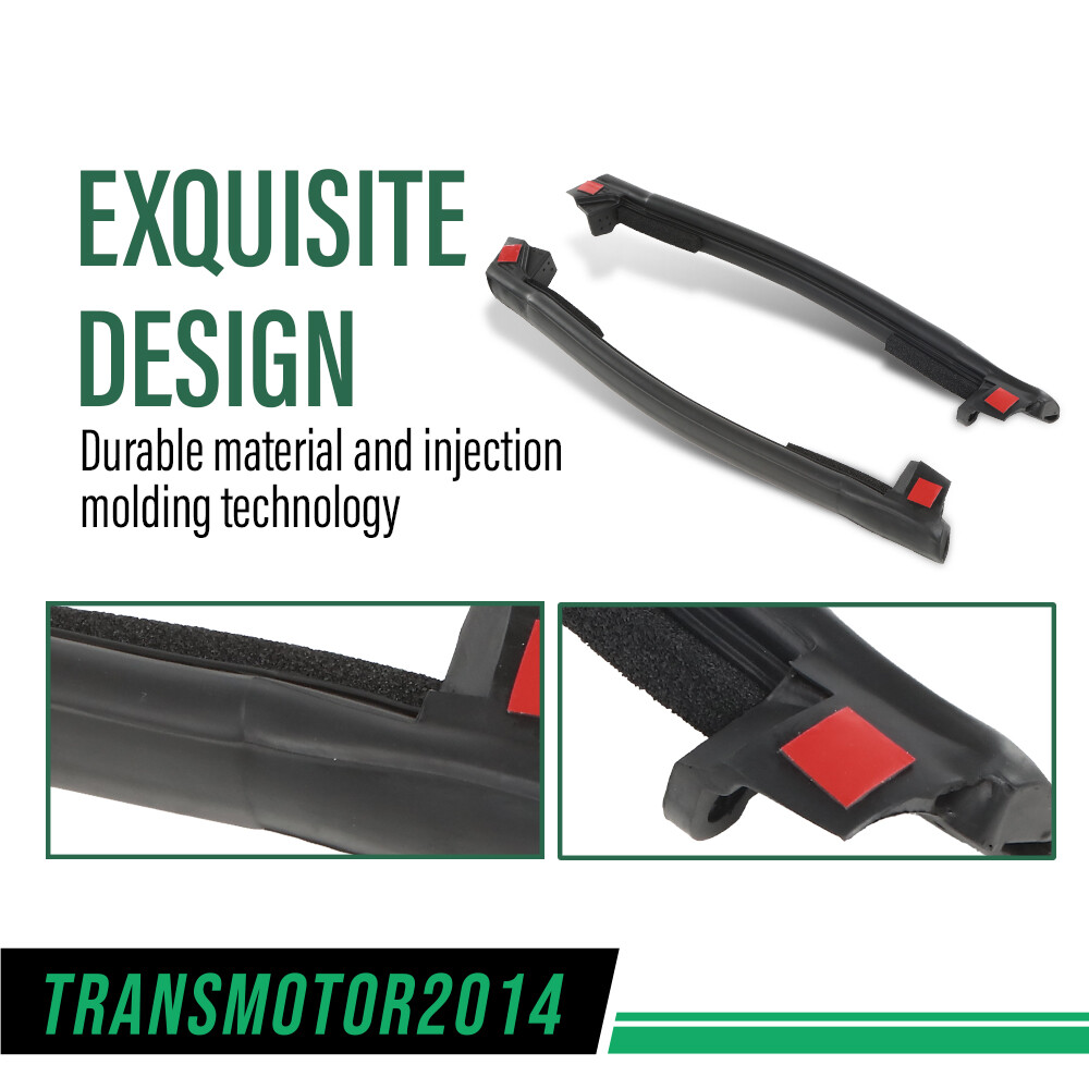 Fit For 1997-2004 Chevy Corvette Targa Top Mounted Side Weatherstrip Seal Pair