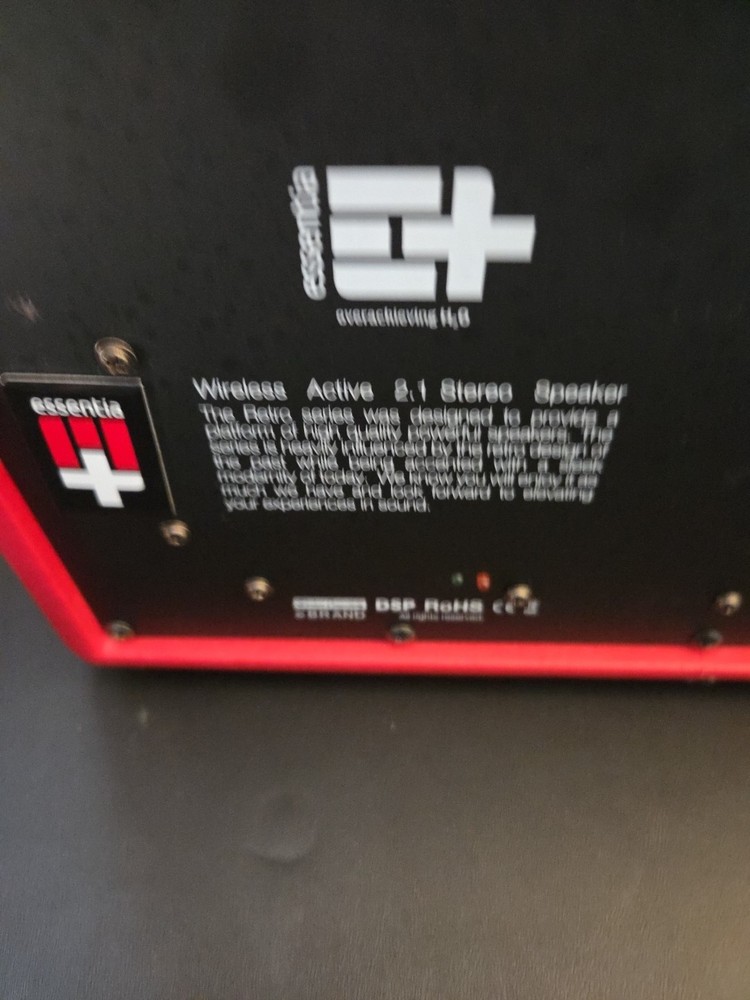 Essentia Supercharged Wireless Bluetooth Active 2.1 Stereo Speaker