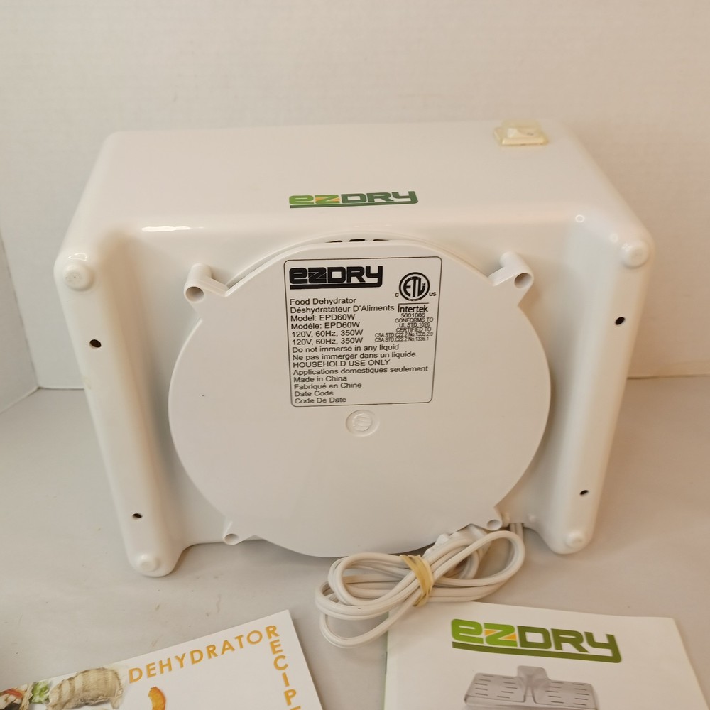 EZ Dry Food Dehydrator EDP60W Intertek