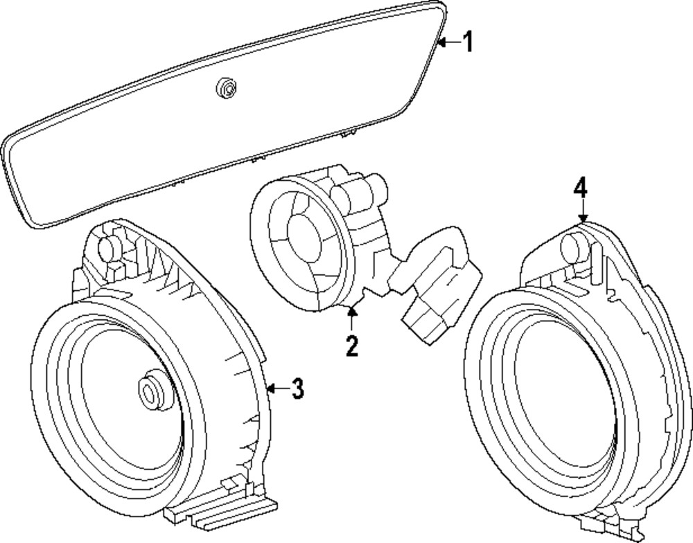 Genuine GM Front Dr Speaker 42902046