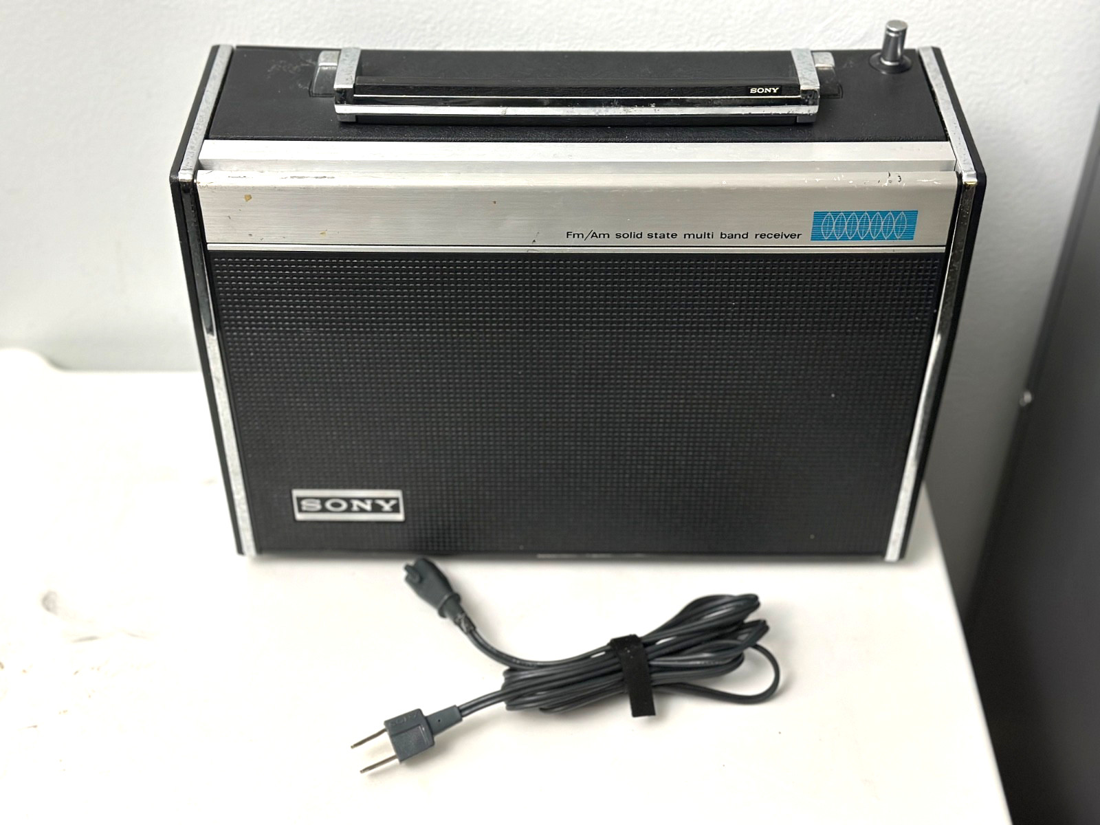 SONY 10Band Receiver AM/FM/AIR/PSB/LW/SW 1-5/BFO Model CRF-5100 , Tested/Works..