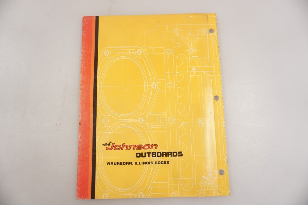 1975 Johnson Outboards Electric Models E2T E4T E2B E4B Service Manual JM-7501