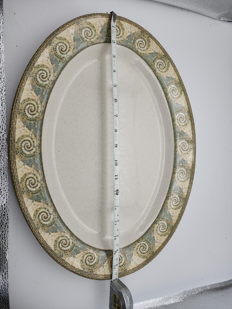 GET ML-88 & OP-619-MON Mosaic Waves Design Dish