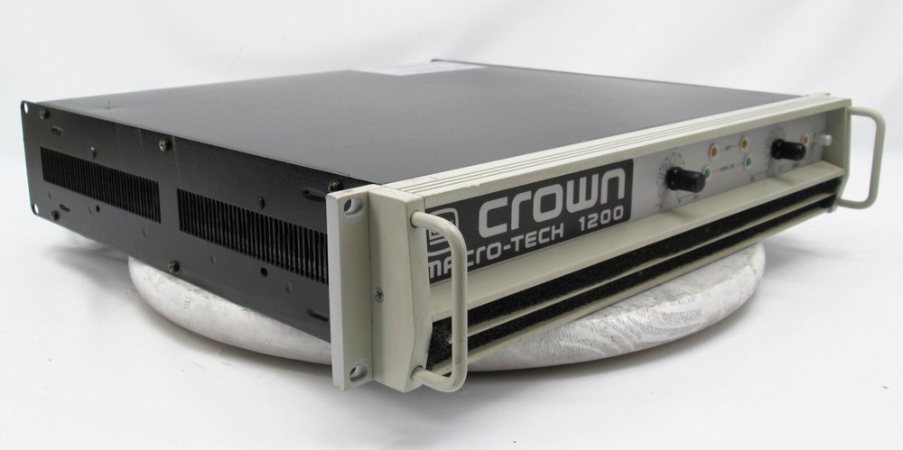 Crown Macro-Tech 1200 Two-Channel Power Amplifier #532