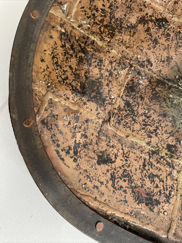 Copper & Brasss Apple Plate/ Tray, Vintage