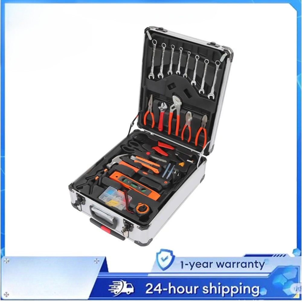 Trolley Case Tool Box Set Rust-Resistant Household Hand Tool Kit Mixed Hand Tool
