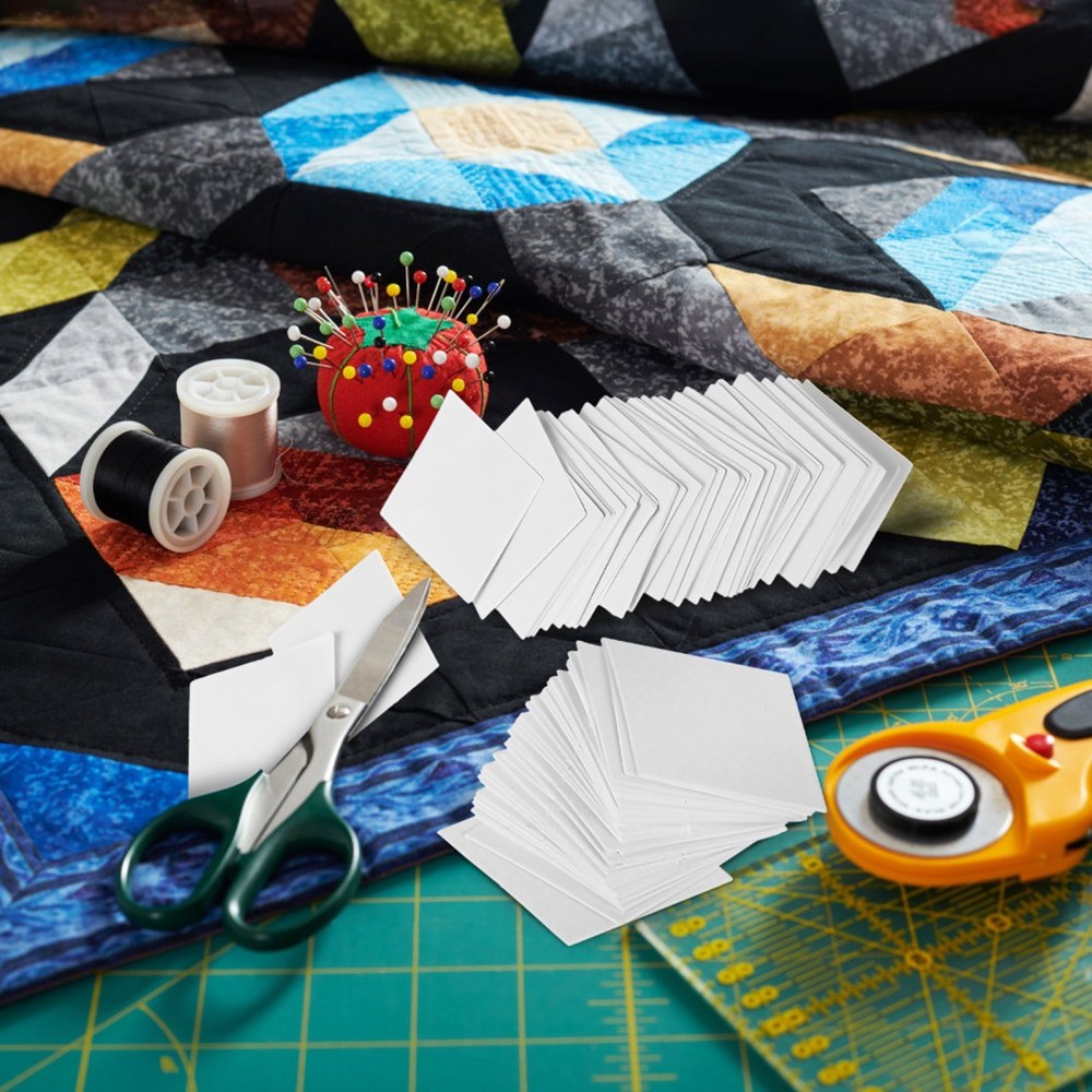 300 Pcs Sewing Templates for Quilting Foundation Paper Piecing Patchwork