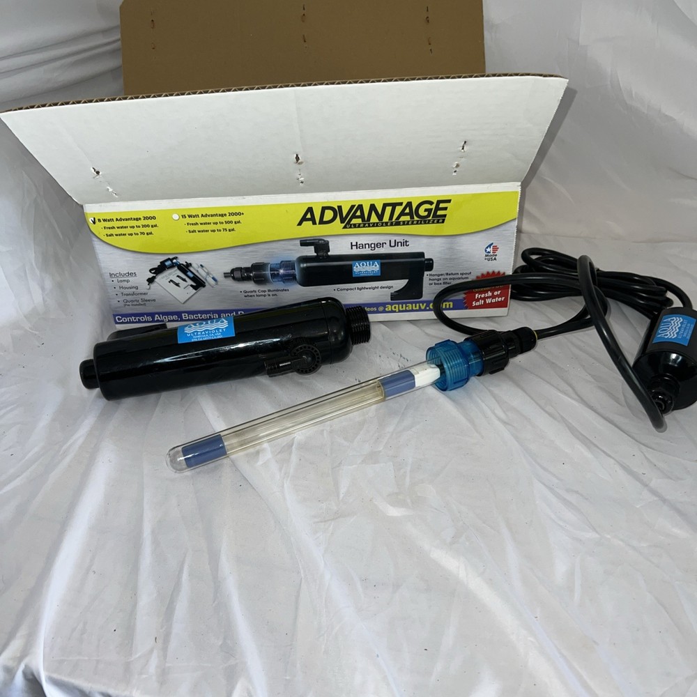 Aqua Ultraviolet Advantage 2000 Aquarium UV Clarifier 8w