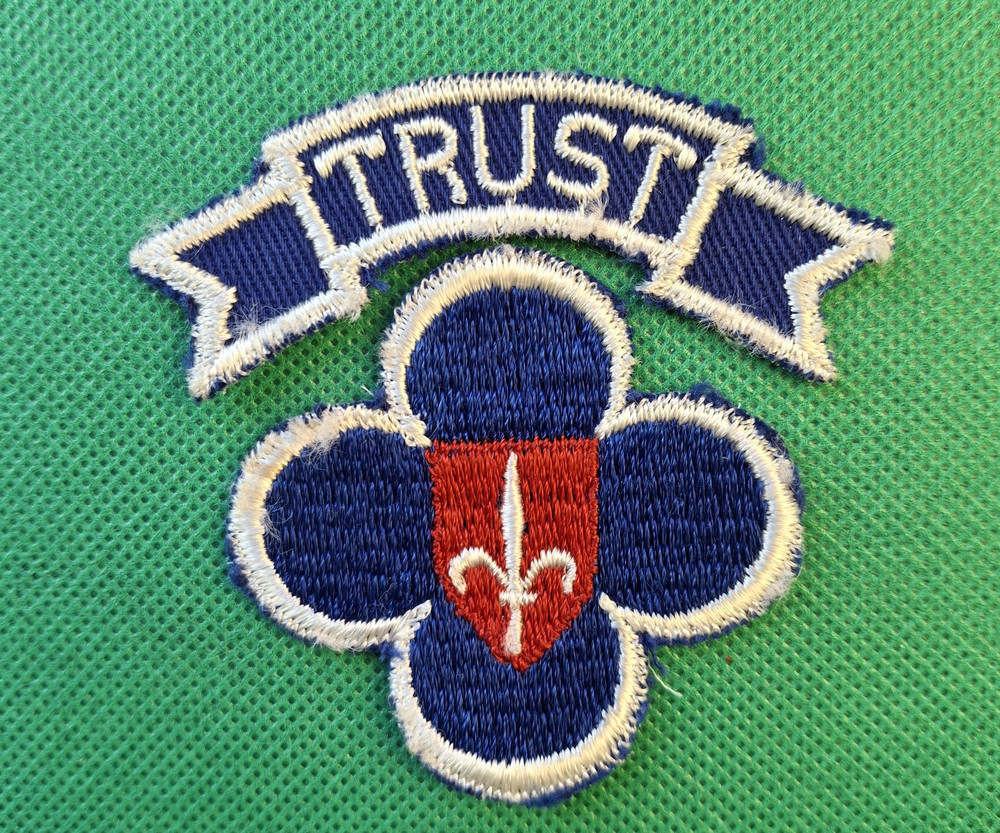 US Army Post WW2/ Trieste Occupation Forces W/"Trust" Tab Patch