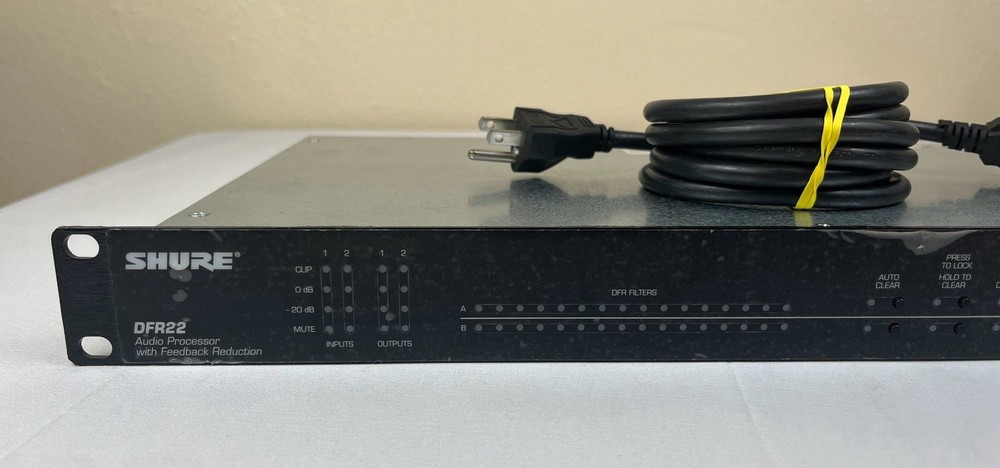 Shure DFR22 Audio Processor with Feedback Reduction Soundplex Signal Processing