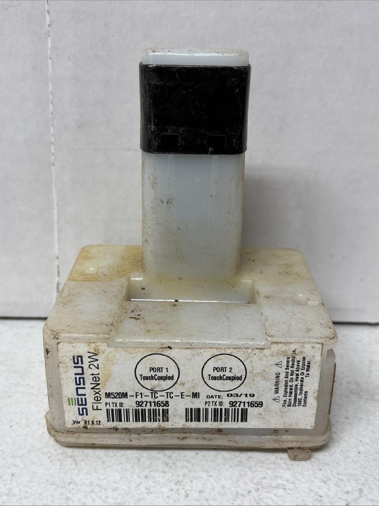 Sensus FlexNet 2W M520M-F1-TC-TC-E-MI Panel Meter Reader Touchread Transceiver