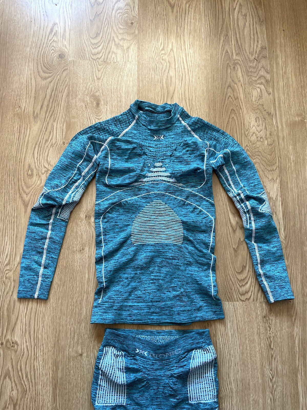 X-BIONIC Thermo Compression Base Layer Set Suit LS T-Shirt 3/4 Pants Size S/M