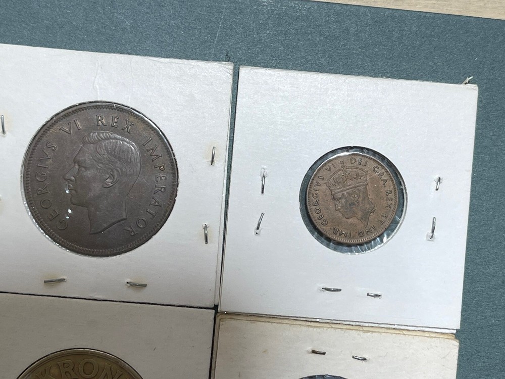 Assorted 4 World Foreign Coins Lot Great Condition High Value