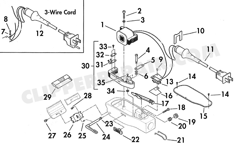 Parts for Andis MASTER (ML)
