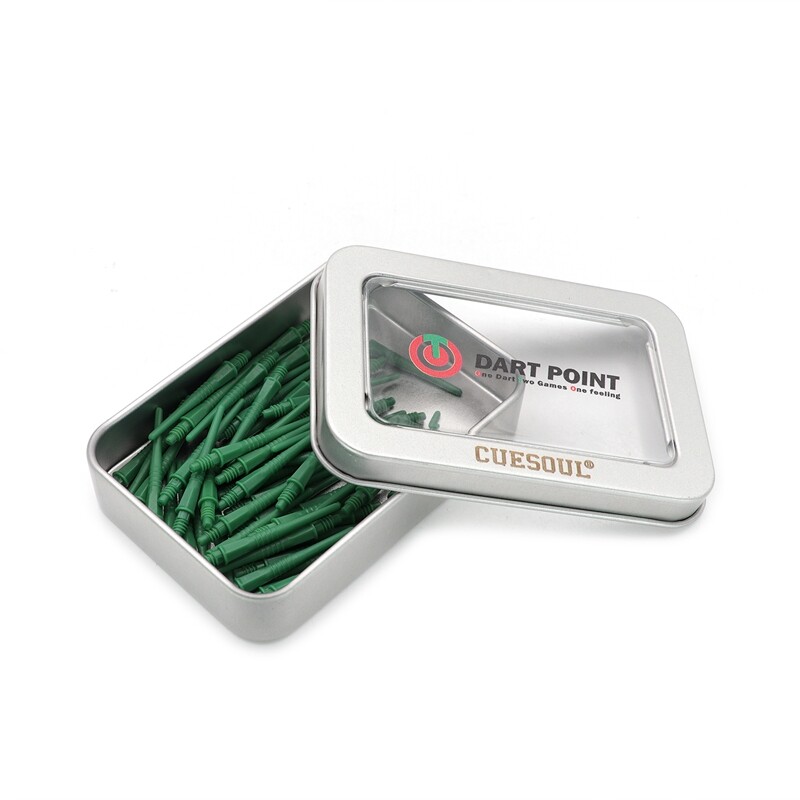 CUESOUL OTO Small Thread Plastic Dart Soft Tip Replacement 80 pcs with Dart Case