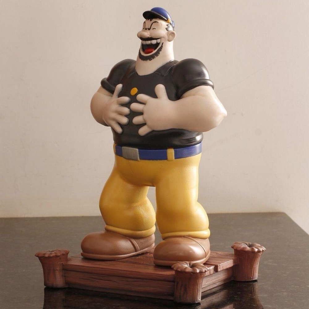UNPAINTED Popeye Bluto Brutus Diorama 3d Printed Model Kit