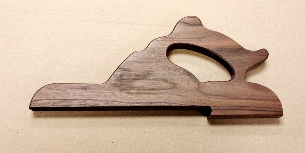 Solid Walnut Handcrafted Tablesaw Safety Push Stick Pushblock Made in USA