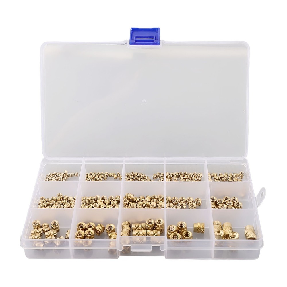 Threaded Inserts Brass M5 M6 Nuts Threaded Threaded Knurled 15 Sizes