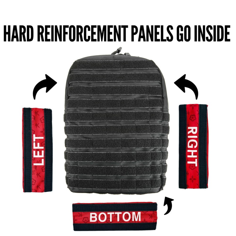 Hydration Backpack Attachment Molle Mounted for Plate Carriers, Thermal