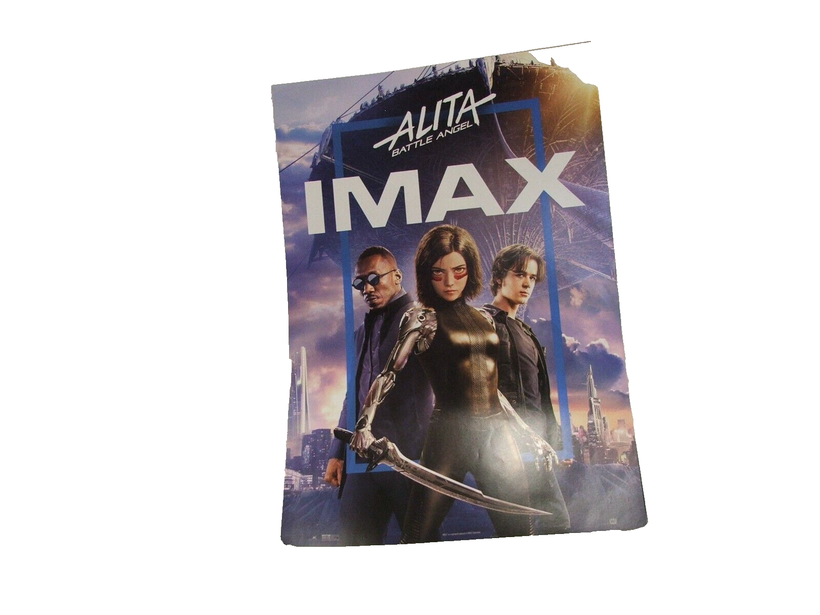 Lot of 2 Movie Promo Posters; Alita Battle Angel, Shazam.