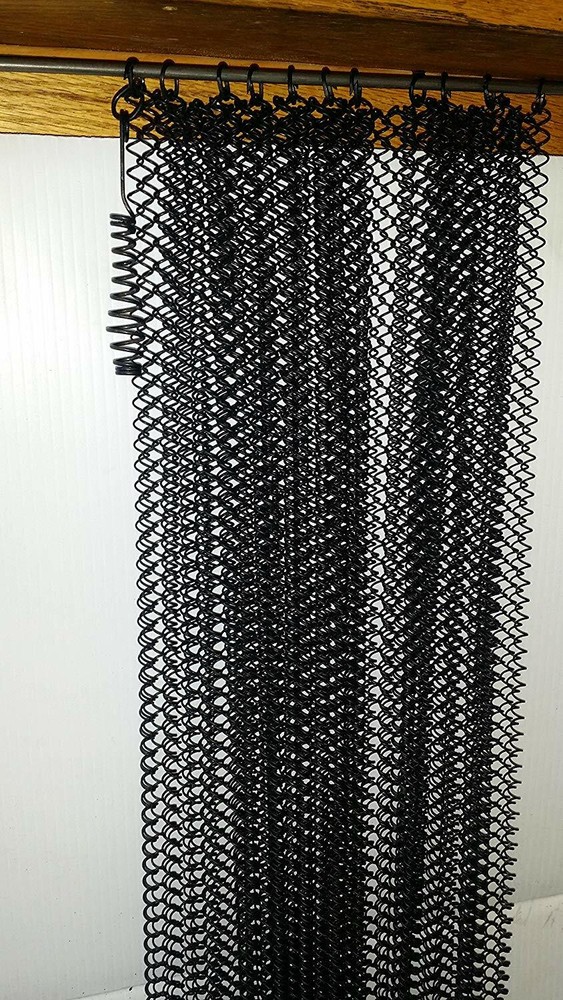 2-Piece Fireplace Replacement Screen with Pull Handles