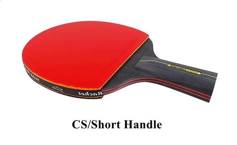 6 Star Table Tennis Racket 2pcs Professional Ping Pong Racket Set