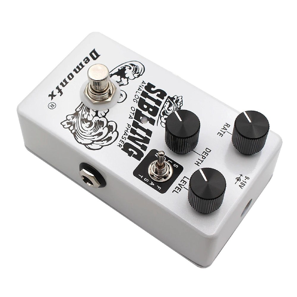 Demonfx SIBLING Analog OTA Phaser Guitar Effect Pedal .ca