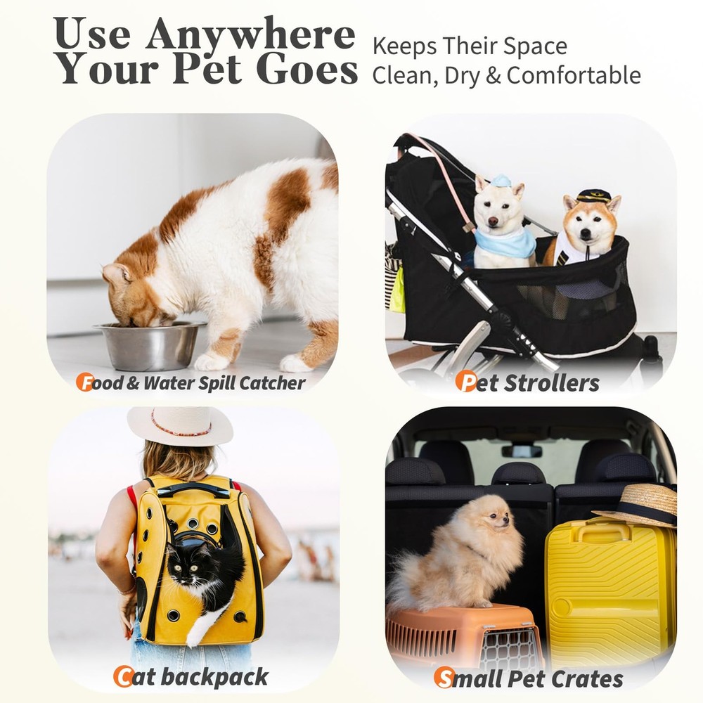 40 Count Cat Litter Pads Compatible Breeze System Leak Proof Unscented
