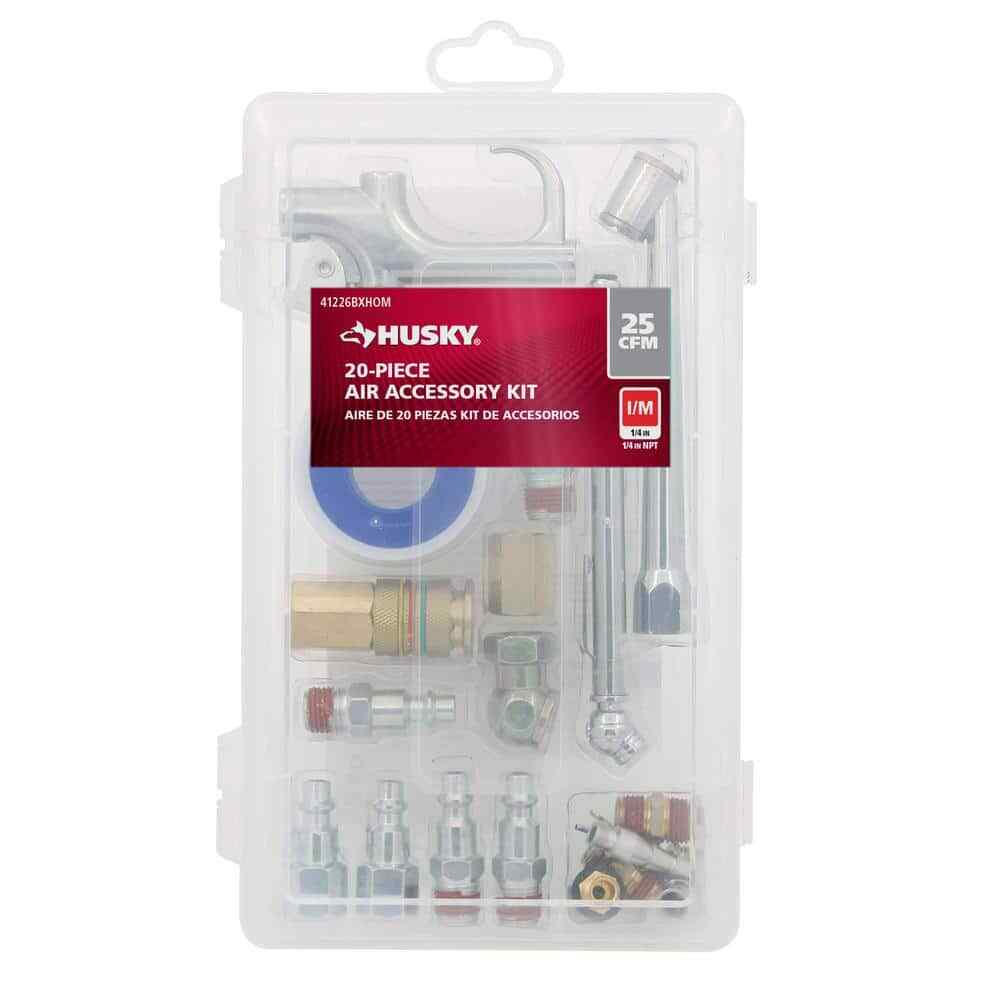 Husky Air Compressor Accessory Kit (20-Piece)