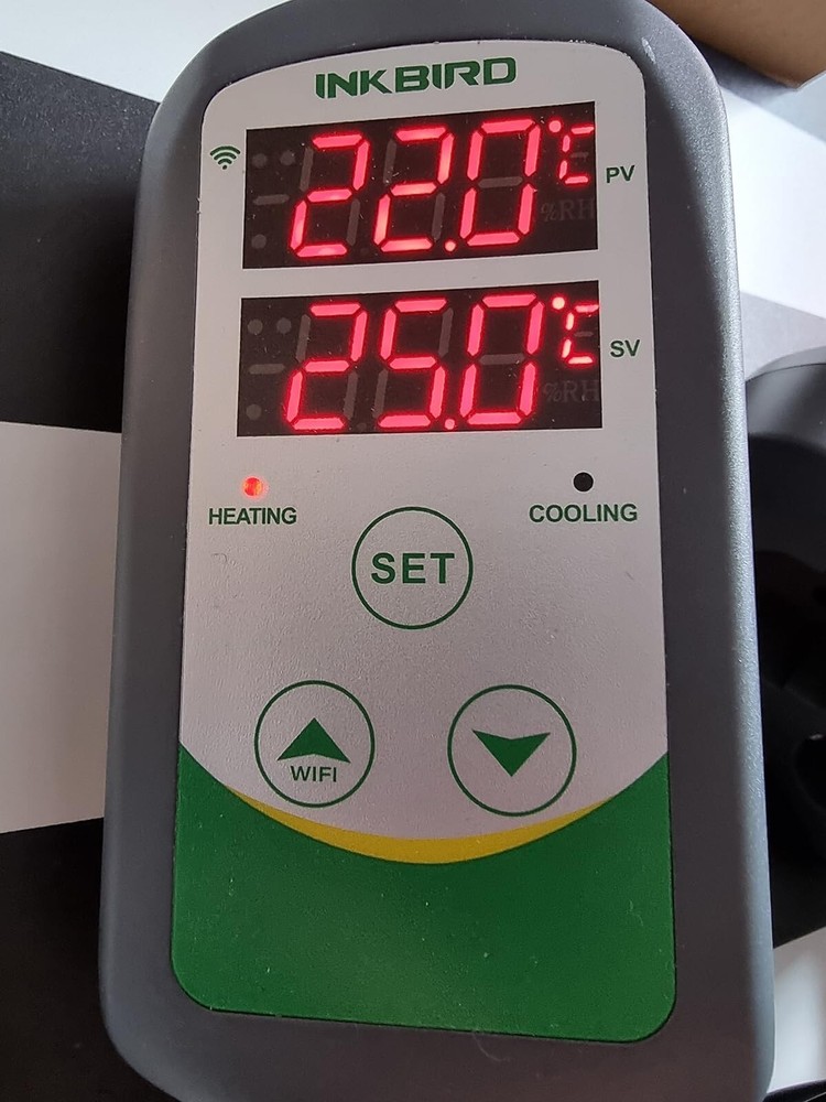 WiFi Thermostat Heating Cooling Temperature Controller Seeded Started Greenhouse