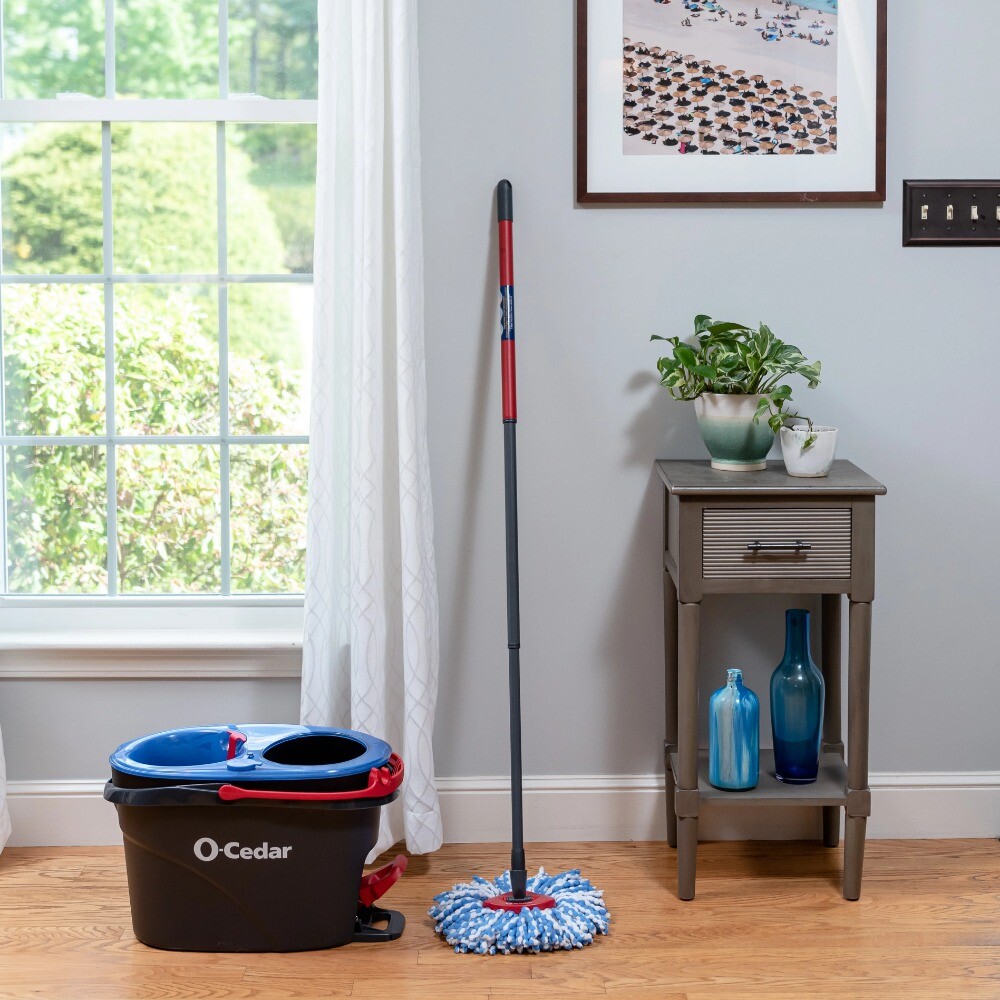 RinseClean Spin Mop Head Replacement, Machine Washable Microfiber Refill