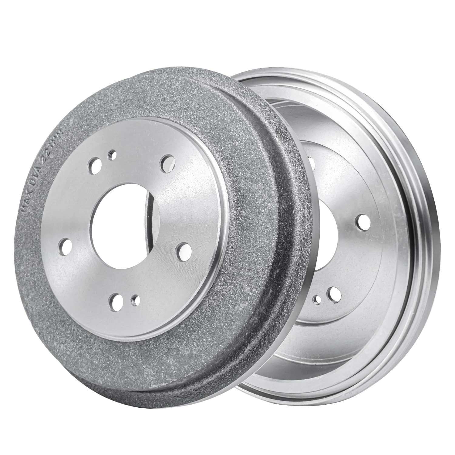 11.10'' Front Drilled Disc Rotors Drums Brake Pads Shoes for Honda Accord Fit