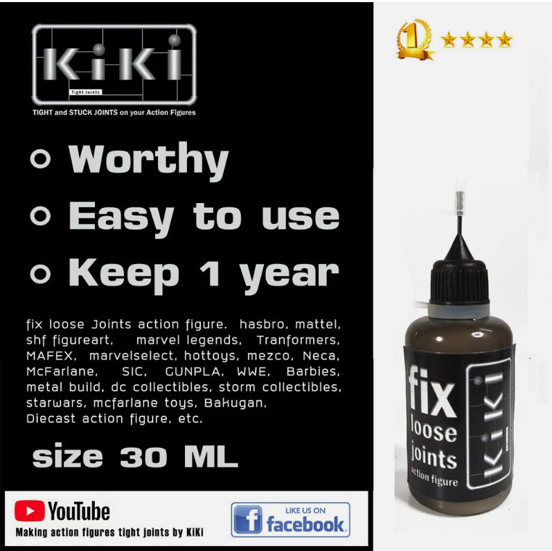 fix loose joints action figures by KiKi official