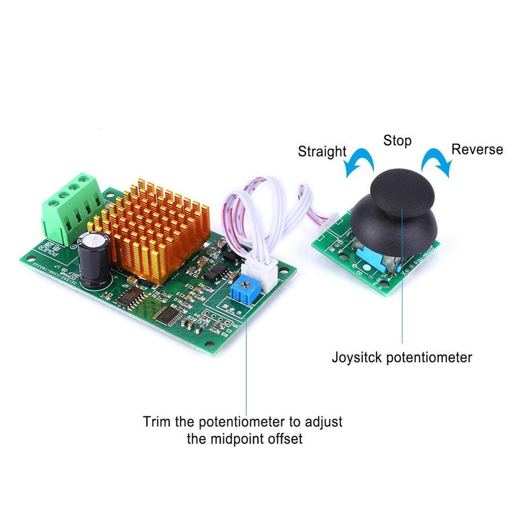 Motor Speed Controller, CCM4N DC12~30V Motor Controller Joystick CW/CCW Motor...