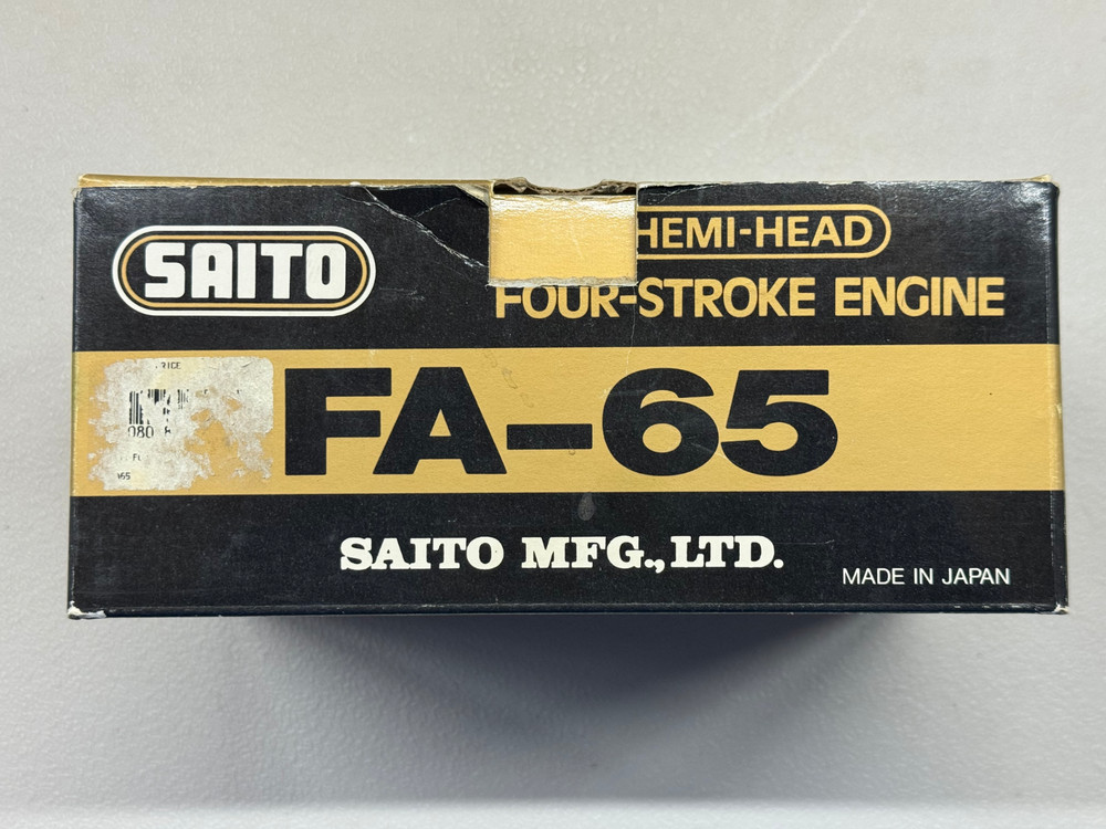 Saito FA-65 Four Stroke Hemi-Head RC Airplane Engine