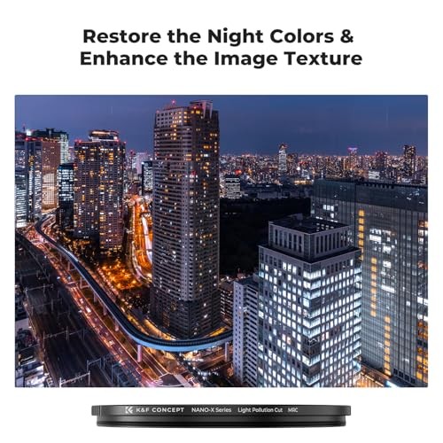 Clear Natural Night Filter 28 Multi-Layer Coatings Light Pollution 67mm