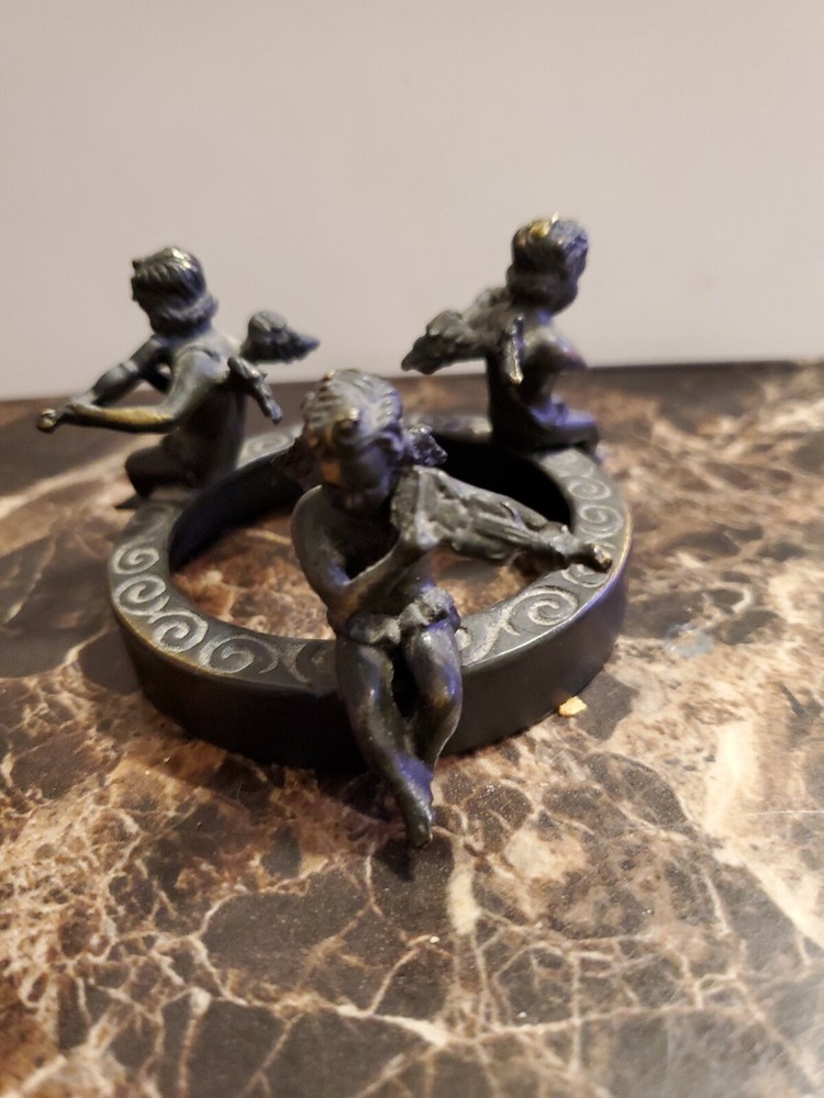 3 Cupid Heavy Marble Globe