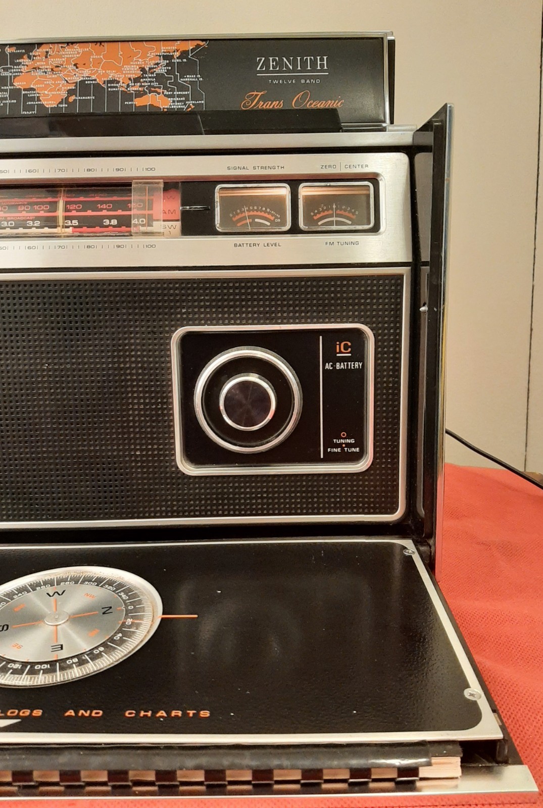 Fully Serviced-Washed+New Lamps-ZENITH ROYAL R7000-2 7000 AM/FM Shortwave Radio