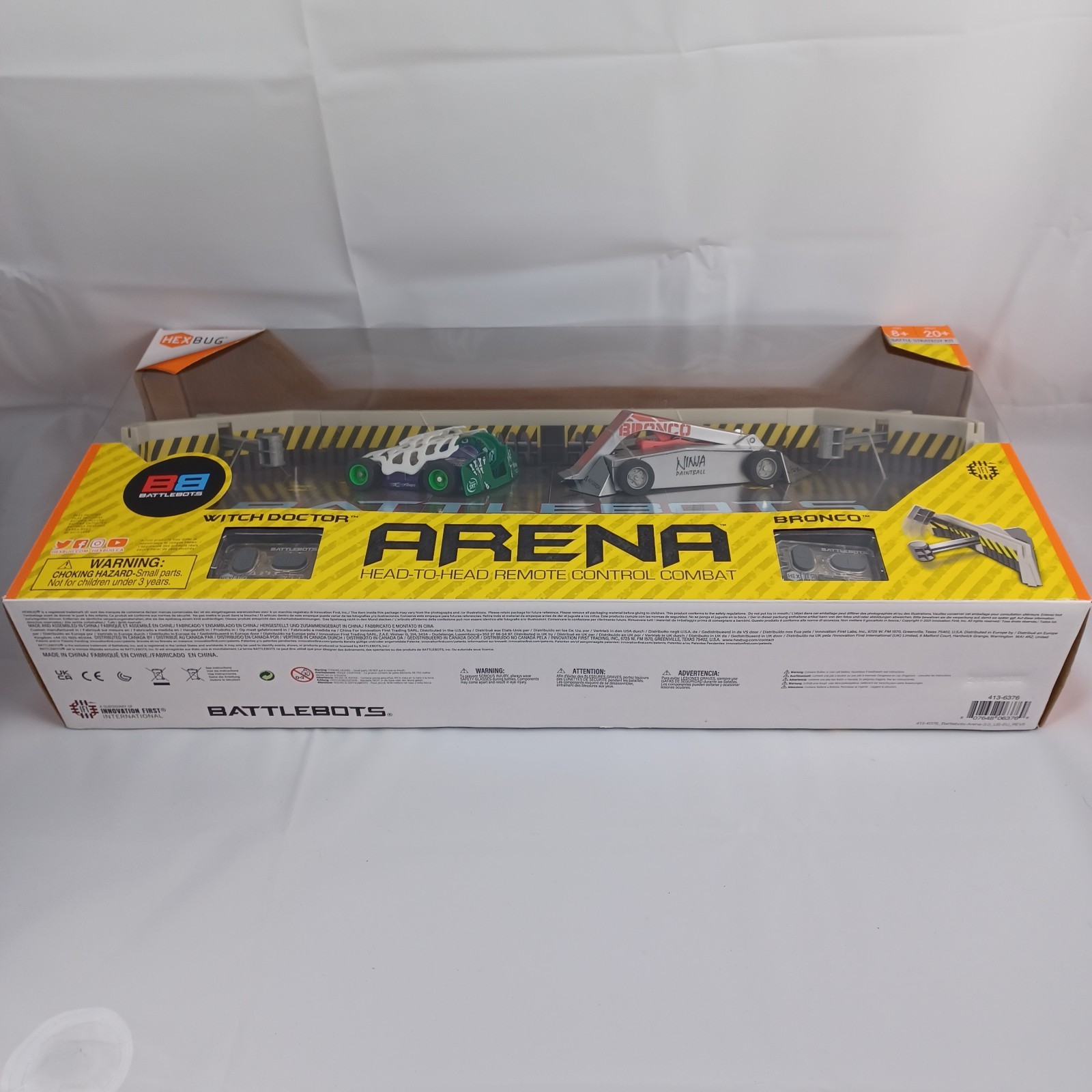 HEXBUG BattleBots Arena Bronco & Witch Doctor NEW