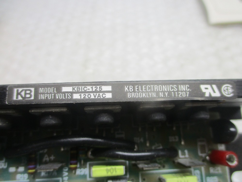 KB ELECTRONICS KBIC-125 MOTOR CONTROL NSMP